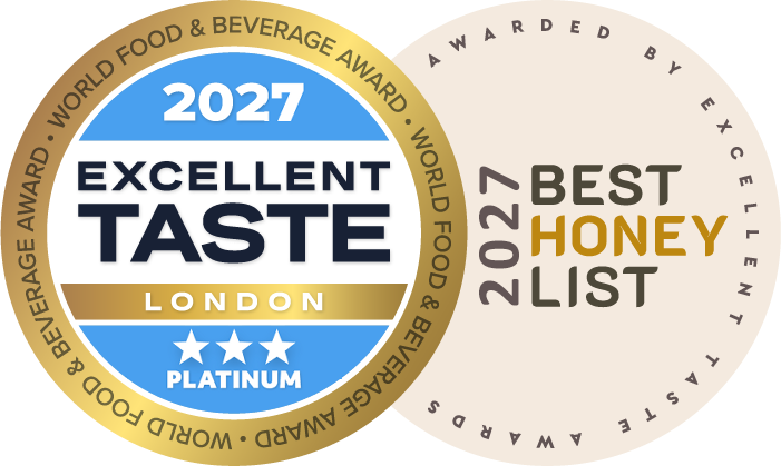 Best in Class Honey and Honey Products — Platinum 2027, Excellent Taste Awards List 2027